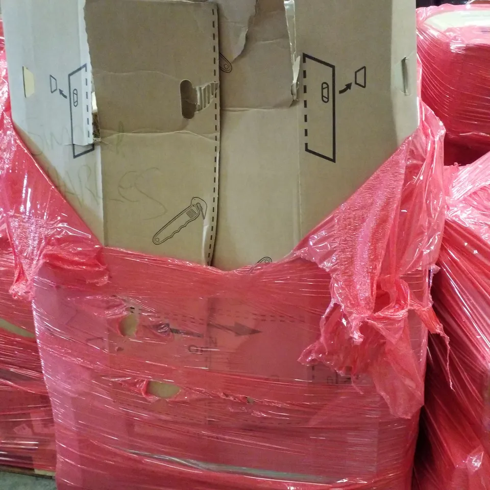 PALLET CONTAINING ASSORTED PRODUCTS INCLUDING OFFICE CHAIR, TOILET SEAT & FRAME, BESREY KIDS SCOOTER & GARDEN RACK