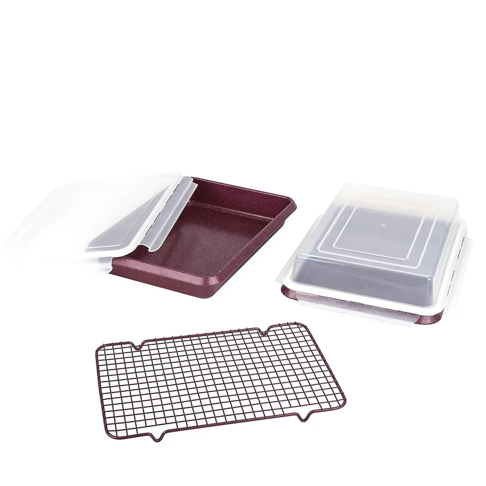 CURTIS STONE SET OF 2 DURA-PAN+ ROAST & BAKE STORE PAN