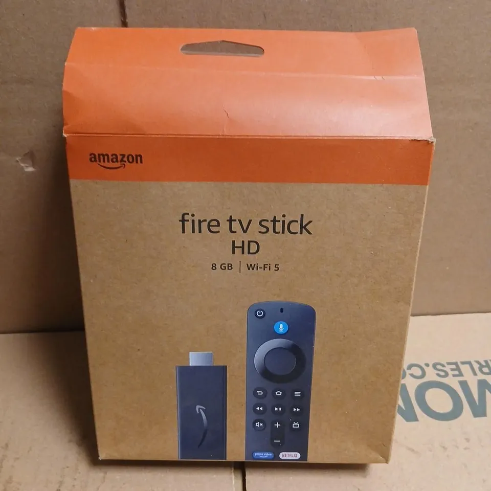 AMAZON FIRE TV STICK HD WITH ALEXA VOICE REMOTE – BOXED