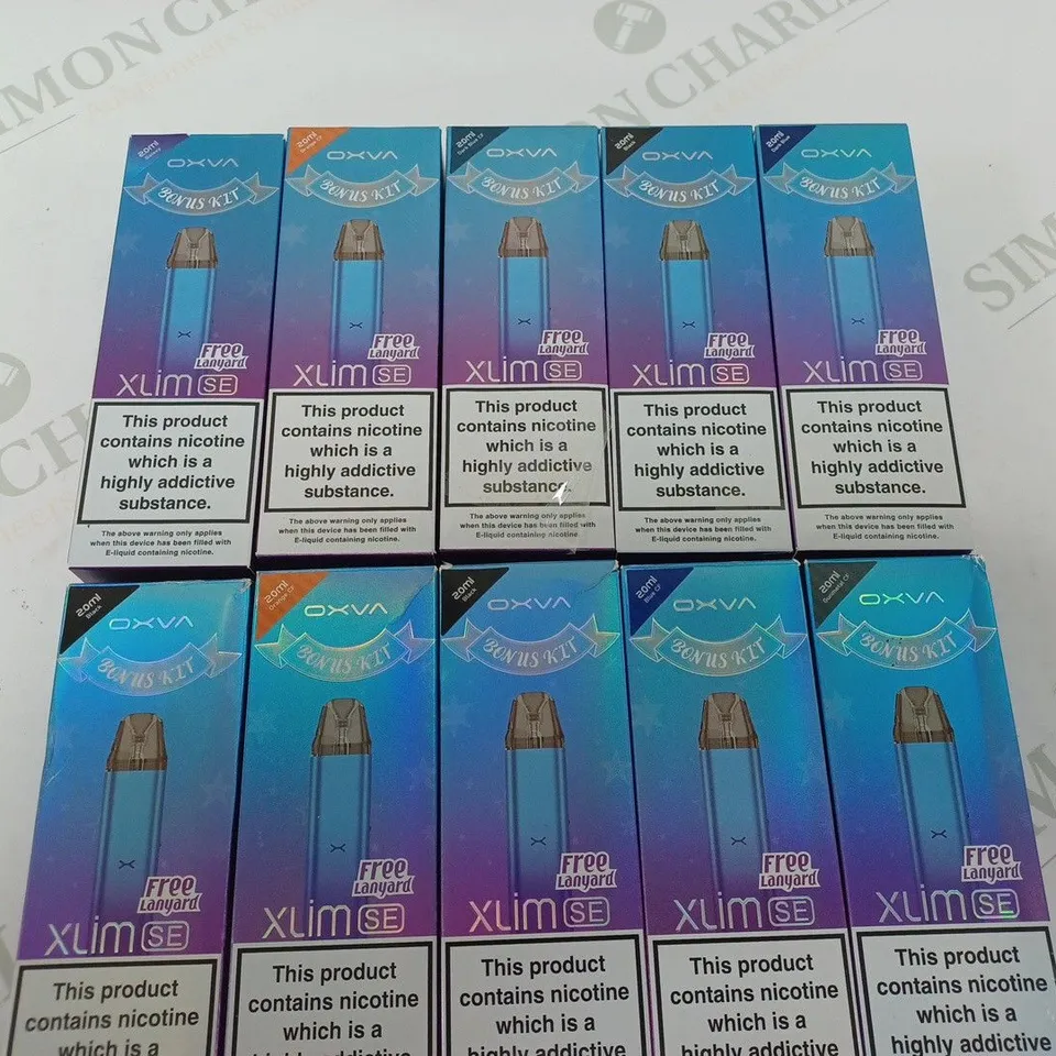 LOT OF 10 ASSORTED OXVA XLIM SE