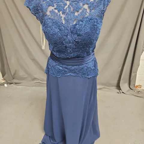 MARK LESLEY OCCASION DRESS IN NAVY SIZE 12