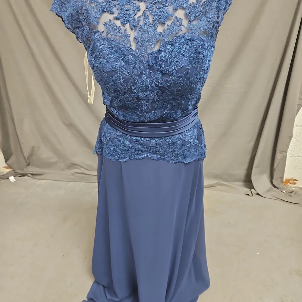 MARK LESLEY OCCASION DRESS IN NAVY SIZE 12