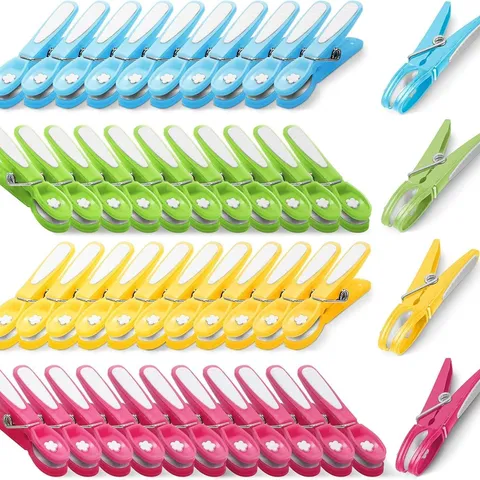 BOXED PACK OF 48 KEPLIN PLASTIC LAUNDRY PEG - MULTICOLOUR