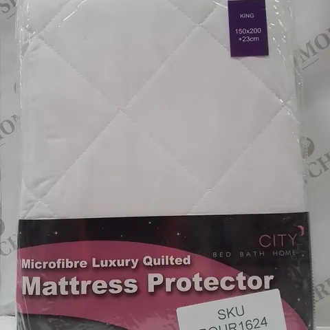 BRAND NEW MICROFIBRE LUXURY QUILTED KINGSIZE MATTRESS PROTECTOR