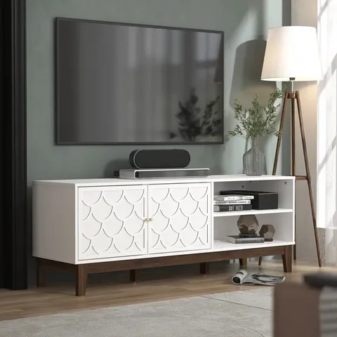 BOXED TRAFFORD ADELITA TV STAND FOR TVS UP TO 60"