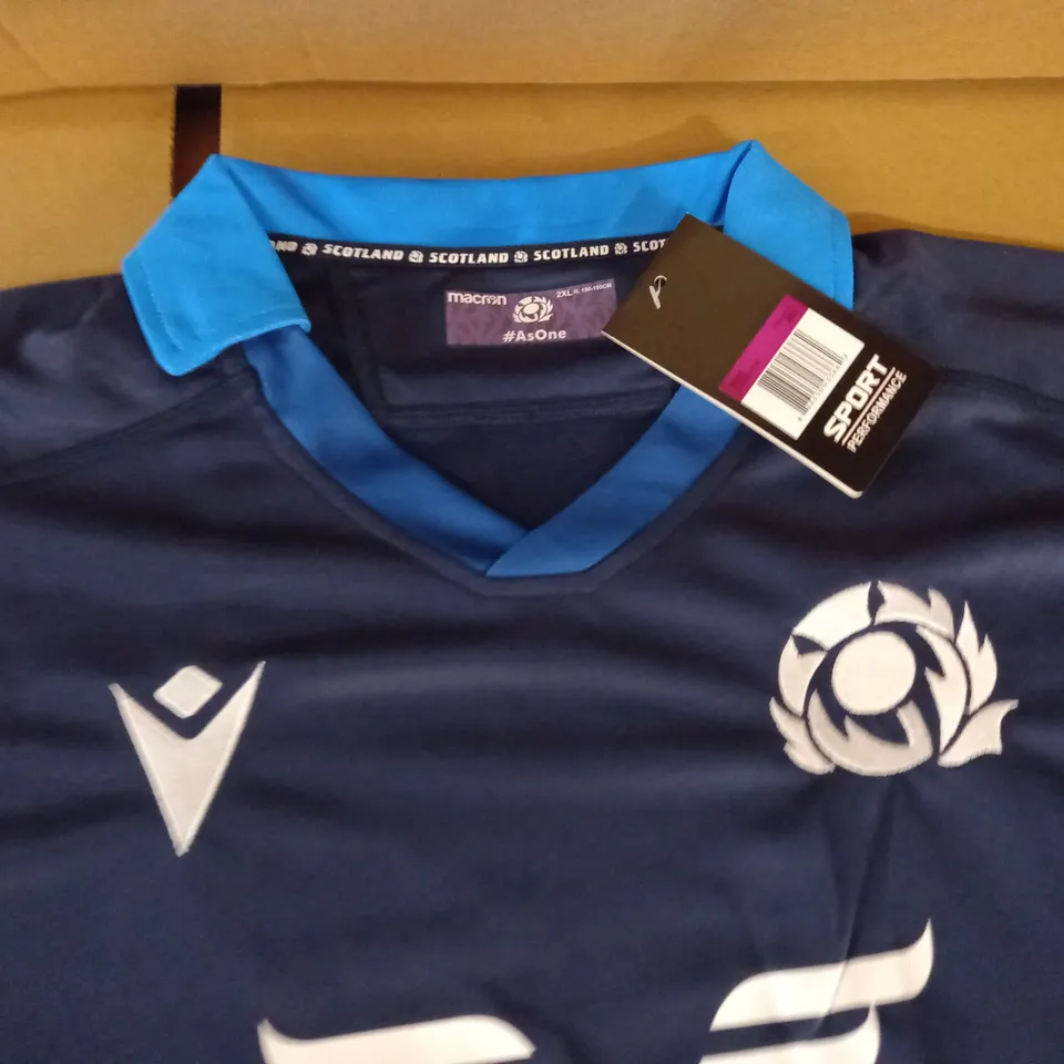 SCOTLAND SPORTS JERSEY IN NAVY - 2XL