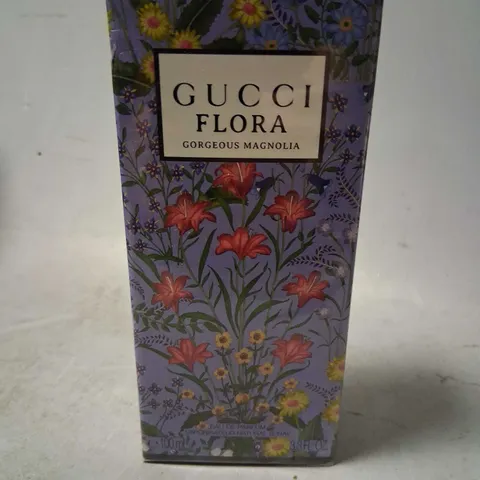 BOXED AND SEALED GUCCI FLORA GORGEOUS MAGNOLIA EAU DE PARFUM 100ML