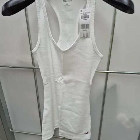 HOLLISTER WOMEN'S TANK TOP – UK 6 (XS) – WHITE