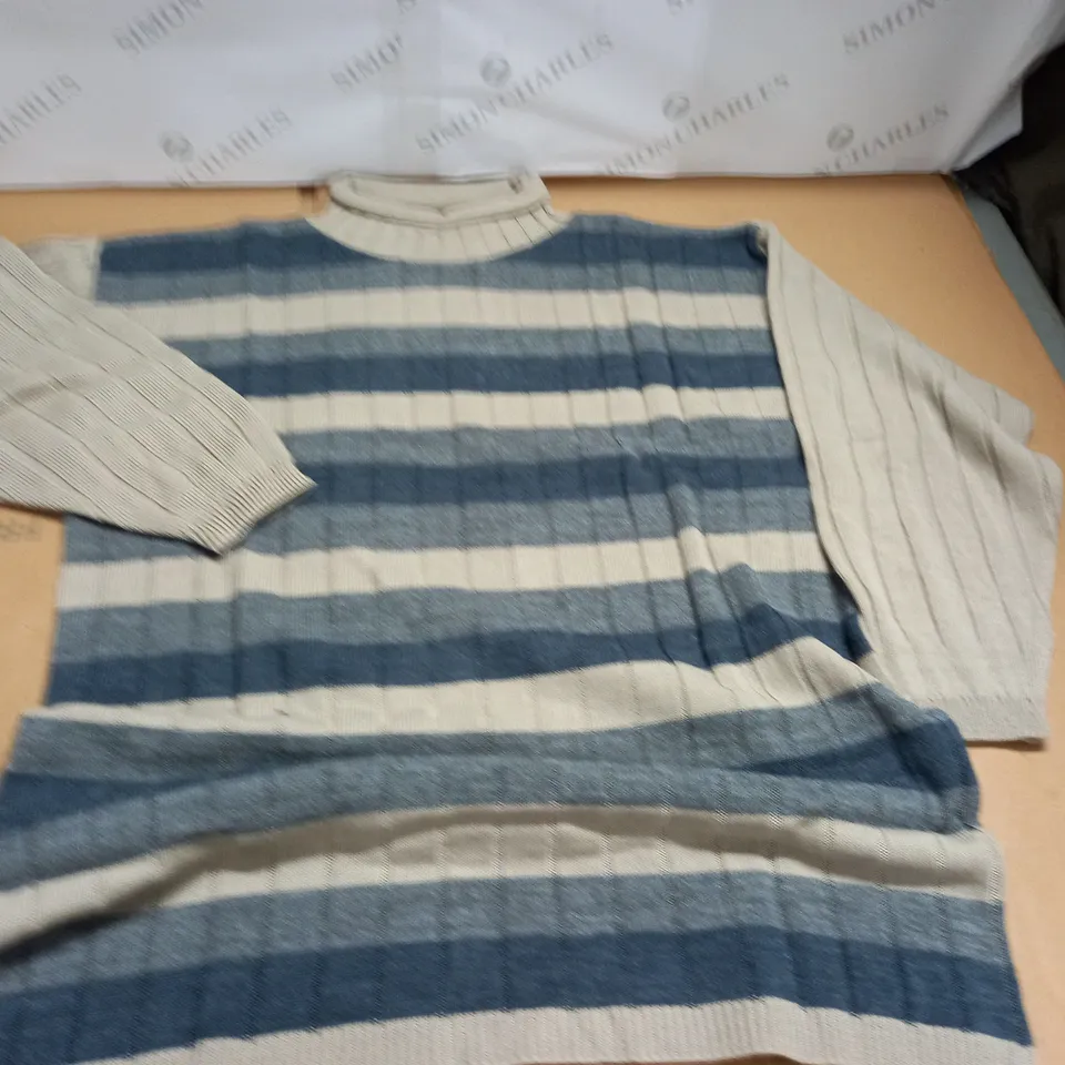 LOT OF 22 BAGGED AS NEW STRIPED JUMPERS - SIZE UNSPECIFIED