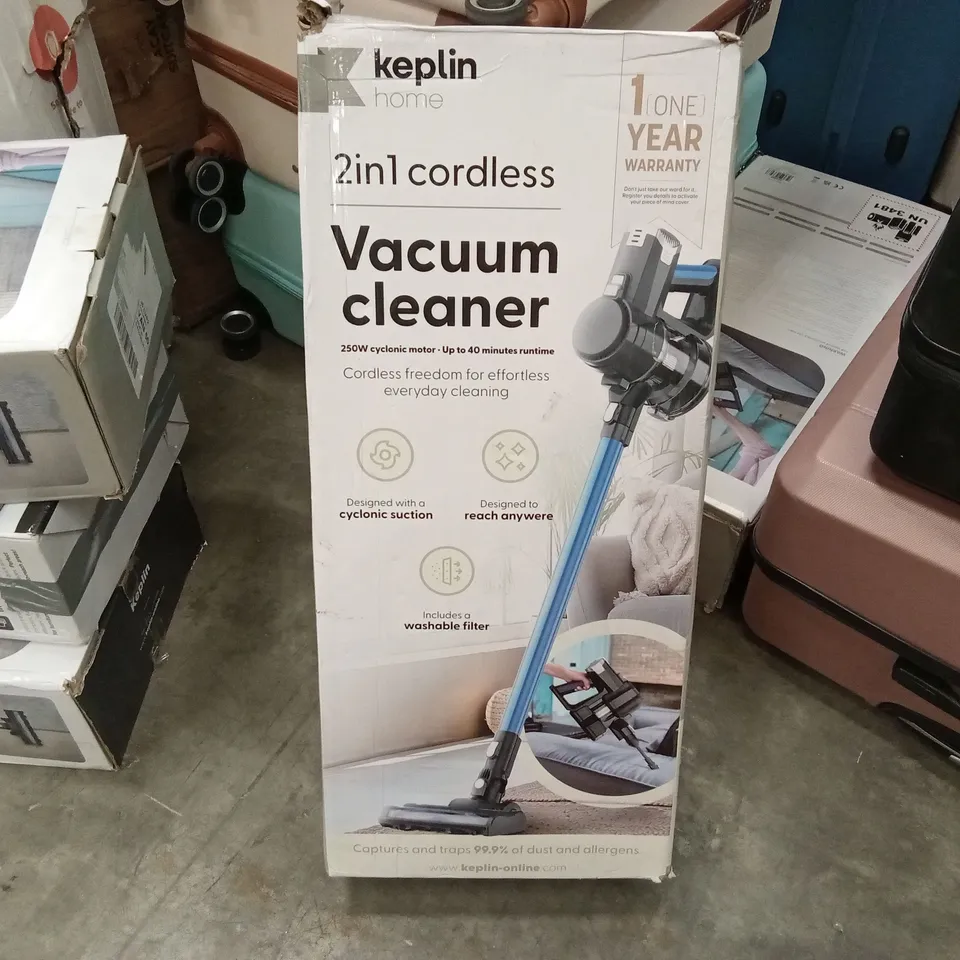KEPLIN 2 IN 1 CORDLESS VACUUM CLEANER 