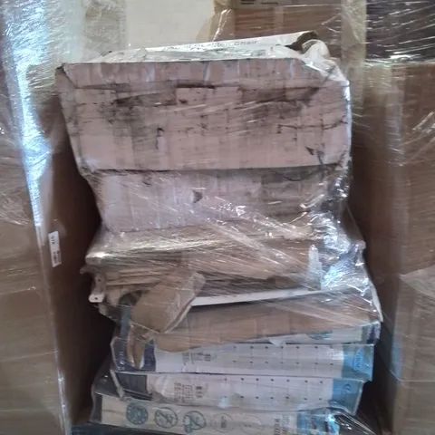 PALLET OF ASSORTED HOUSEHOLD GOODS AND PRODUCTS TO INCLUDE;ADULT CUSHION CHAIRS,BABY WALKERS