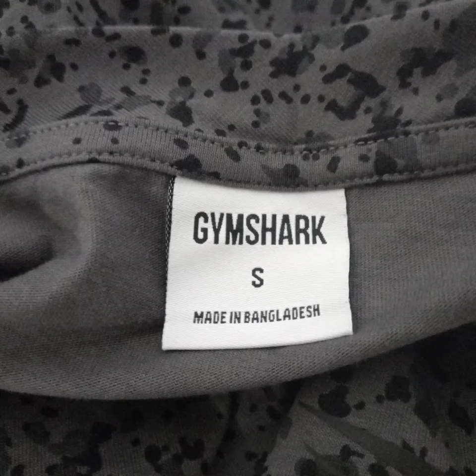 GYMSHARK GREY TSHIRT - SIZE S