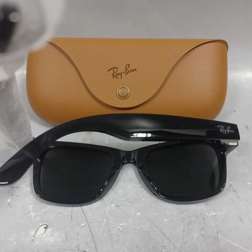 RAYBAN META WAYFARER RW4006 SUNGLASSES BLACK 