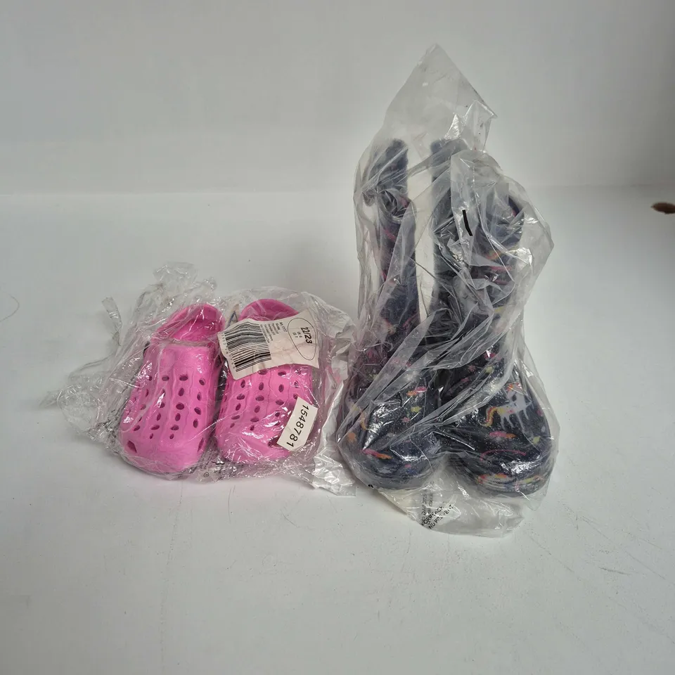 APPROXIMATELY 42 ASSORTED KIDS/TODDLERS SHOES IN VARIOUS SIZES, STYLES & COLOURS TO INCLUDE BRANDS SUCH AS PLAYSHOES, BLUEZOO, ETC - COLLECTION ONLY