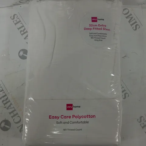 NON IRON 180TC PERCALE EXTRA DEEP 32CM