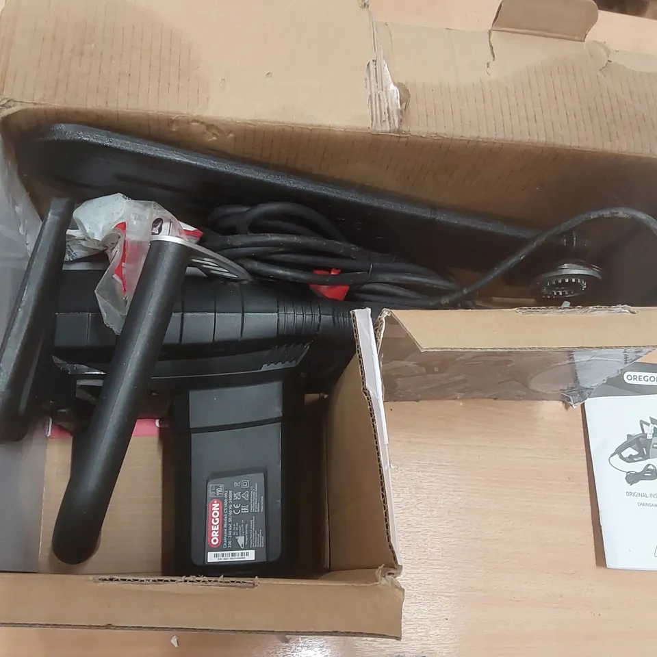 OREGON ELECTRIC CHAINSAW – CORDED, WITH MANUAL