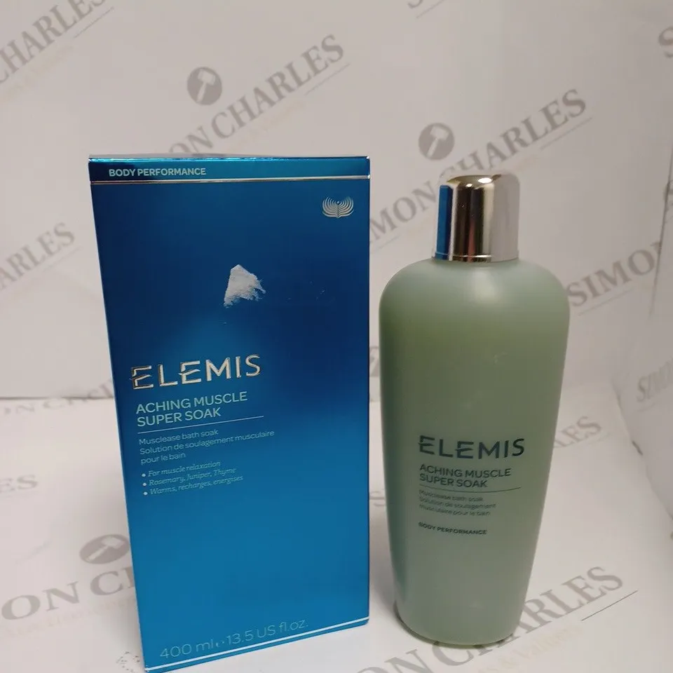 BOXED ELEMIS ACHING MUSCLE SUPER SOAK 400ML