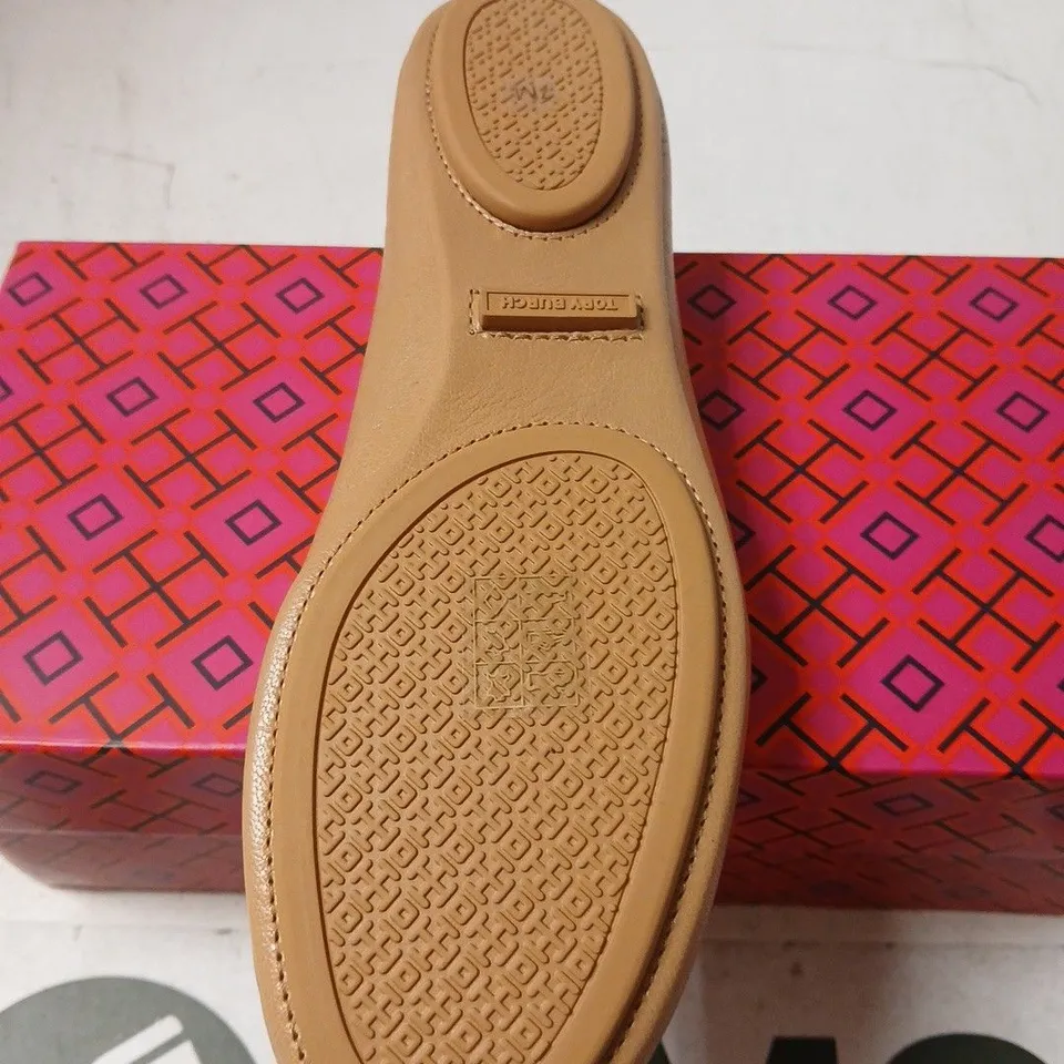 TORY BURCH MINNIE TRAVEL BALLET FLAT – SIZE 7