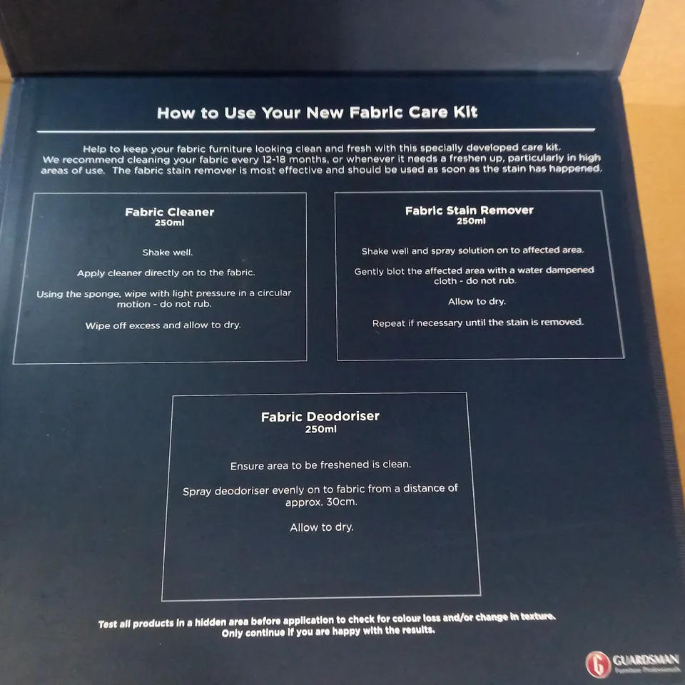 BOXED GUARDSMAN FABRIC CARE KIT