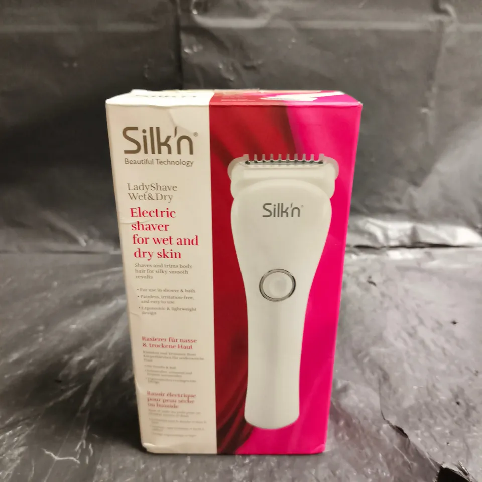 SILK'N LADYSHAVE WET & DRY ELECTRIC SHAVER (ND8001) – WHITE