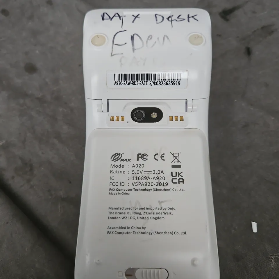 DOJO A920 CARD PAYMENT DEVICE	