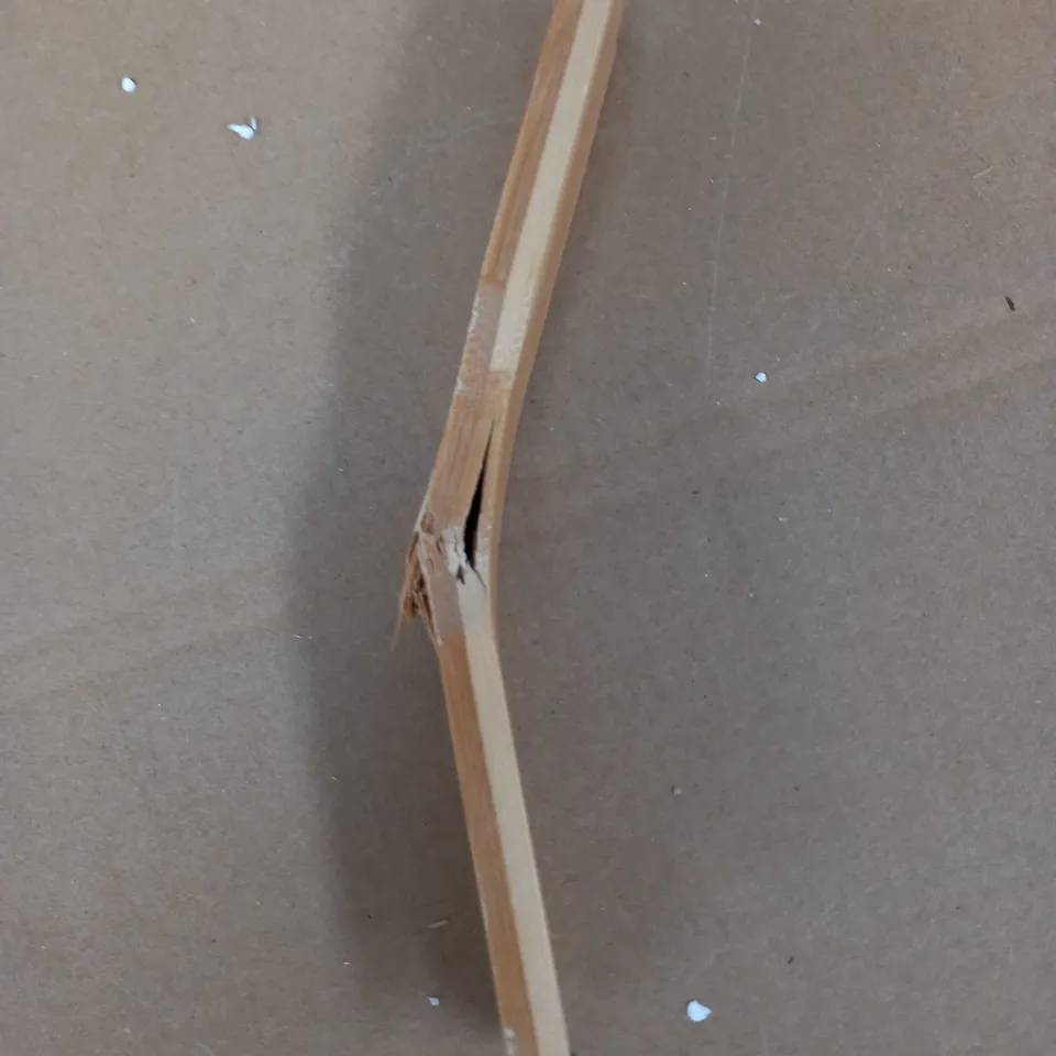 WOODEN (BAMBOO?) BATH BAR/SHELF - ASSEMBLY REQUIRED