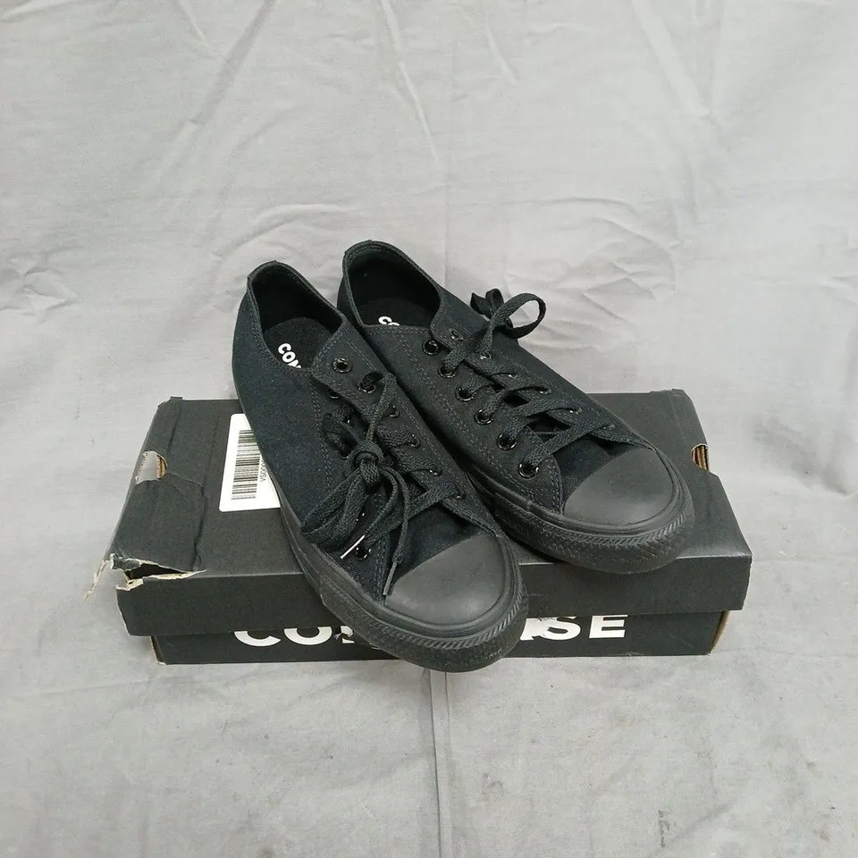 CONVERSE CHUCK TAYLOR ALL STAR LOW TOP – BLACK, UNISEX UK 7