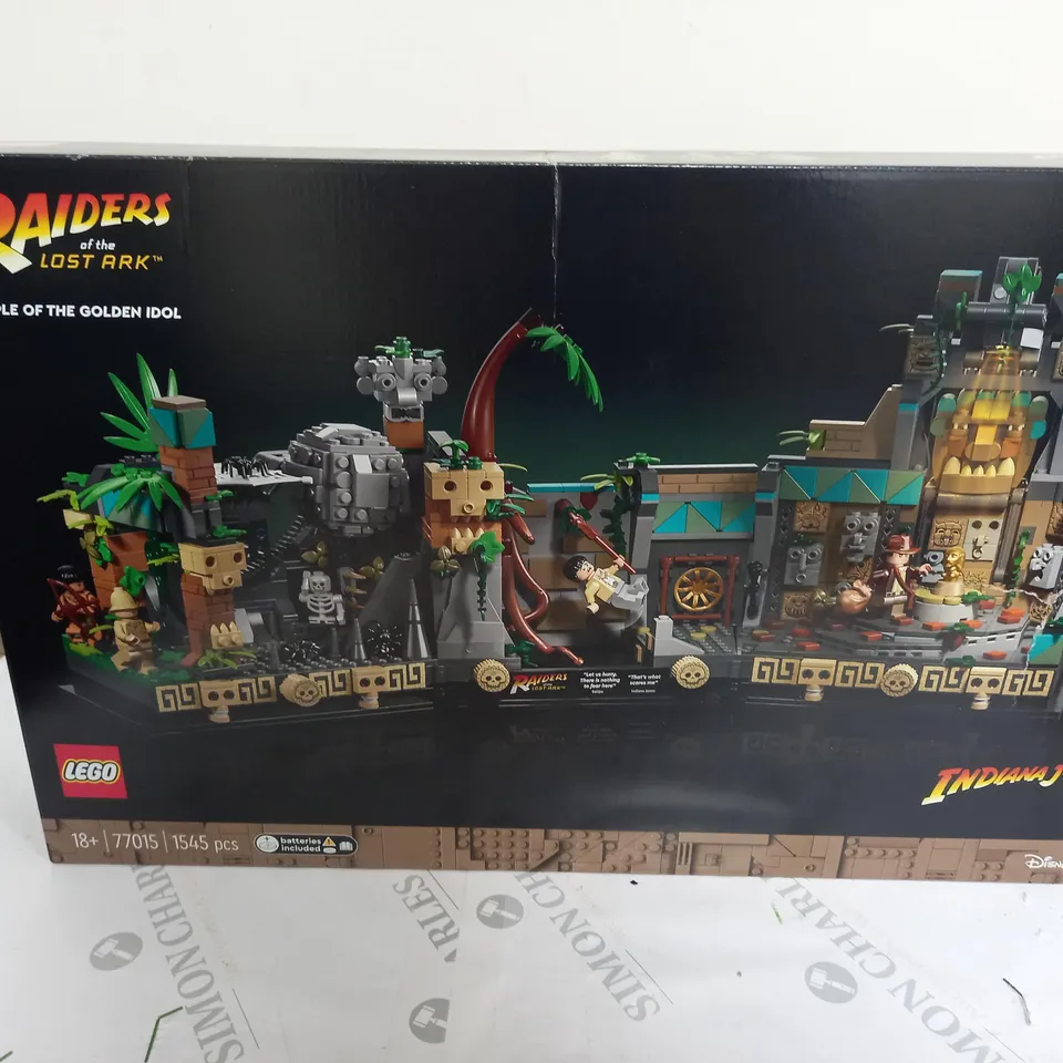 BOXED LEGO INDIANA JONES SET 77015 TEMPLE OF THE GOLDEN IDOL RRP £119.99