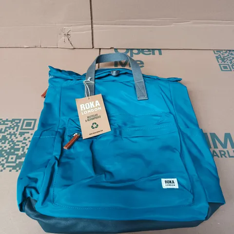 ROKA LONDON CANFIELD B RECYCLED NYLON BACKPACK – LARGE MARINE