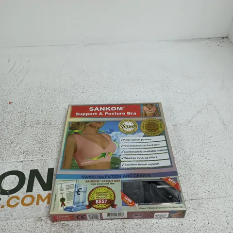 SANKOM SUPPORT AND POSTURE BRA MEDIUM/LARGE