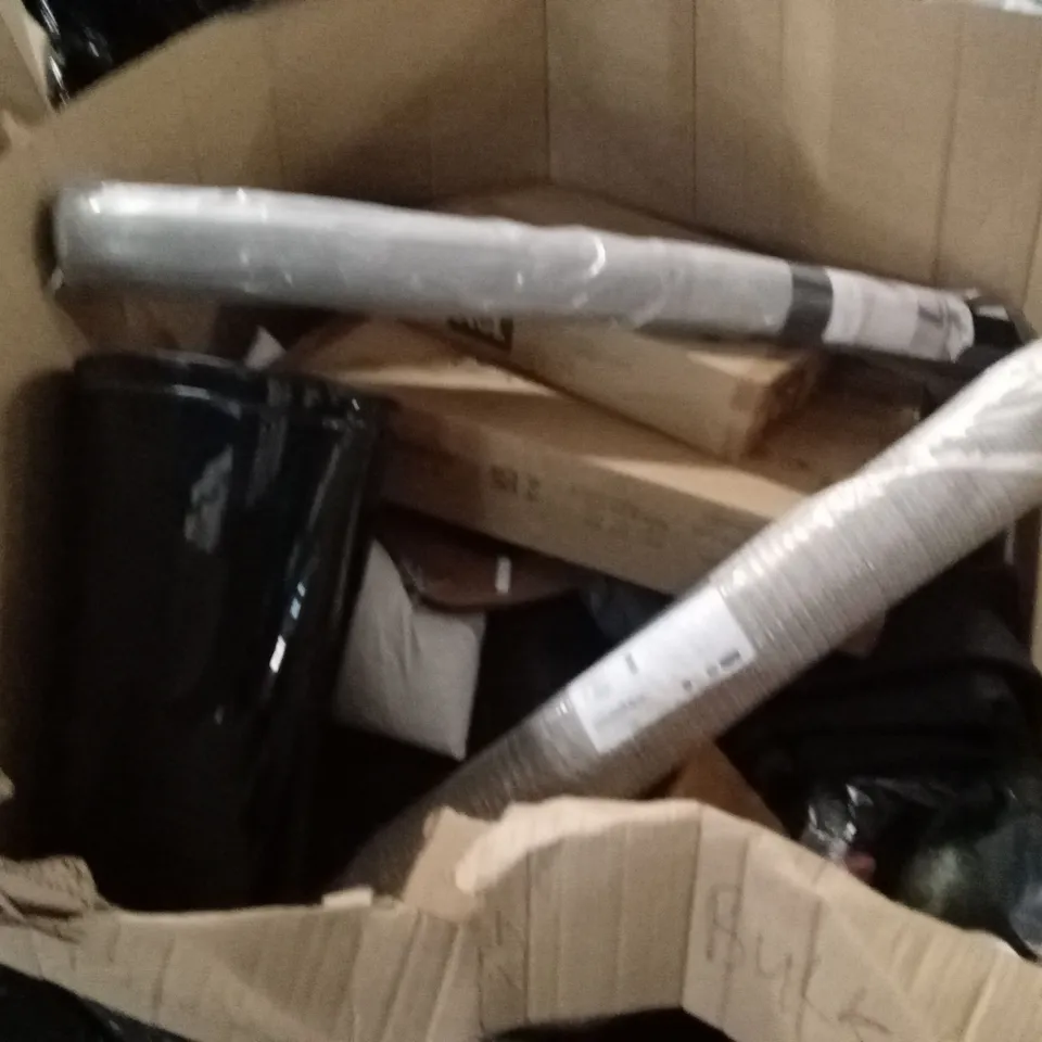 PALLET OF ASSORTED HOUSEHOLD GOODS AND PRODUCTS TO INCLUDE; RUGS, BOXED FURNITURE, TOILET SEAT ETC