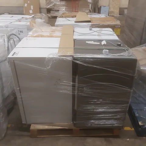 PALLET OF APPROXIMATELY 4 UNPROCESSED RAW RETURN WHITE GOODS TO INCLUDE;