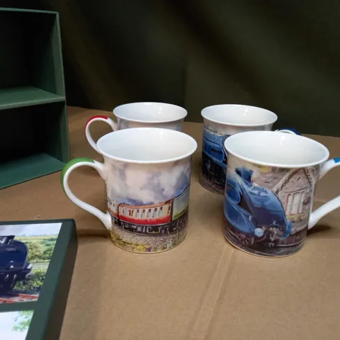 BOXED LEONARDO COLLECTION TRAIN CUPS