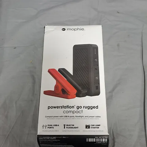 Mophie Powerstation Go Rugged Compact – Portable Jump-Start Battery & USB Charger
