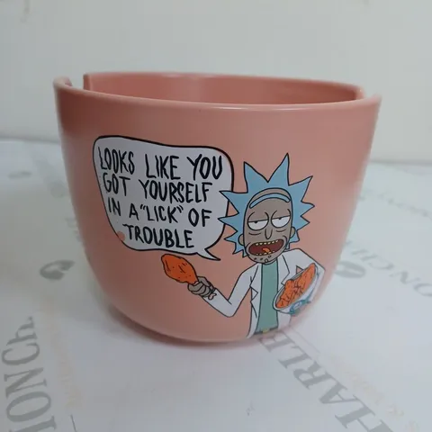 RICK AND MORTY DESIGNED BREAKFAST BOWL