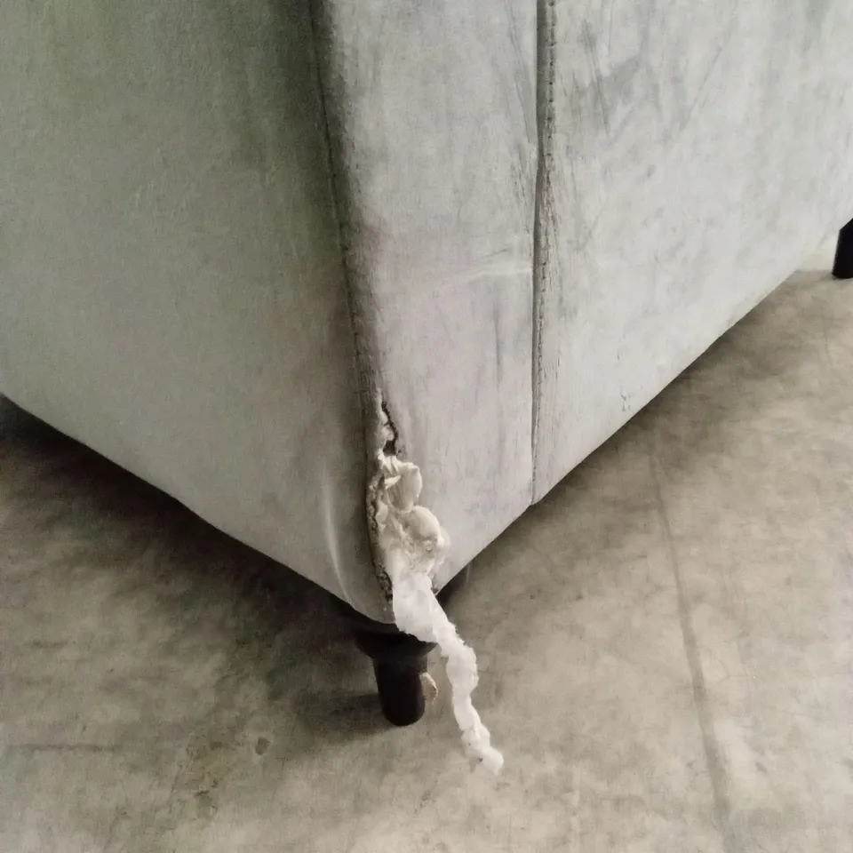 VICTORIA FABRIC ARMCHAIR - GREY RRP £499