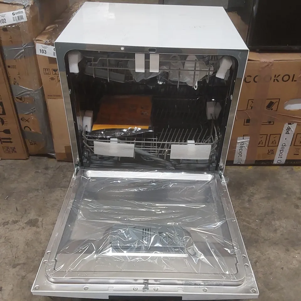 COOKOLOGY CTTDB8WH/D 8 PLACE SETTINGS TABLE TOP DISHWASHER – WHITE