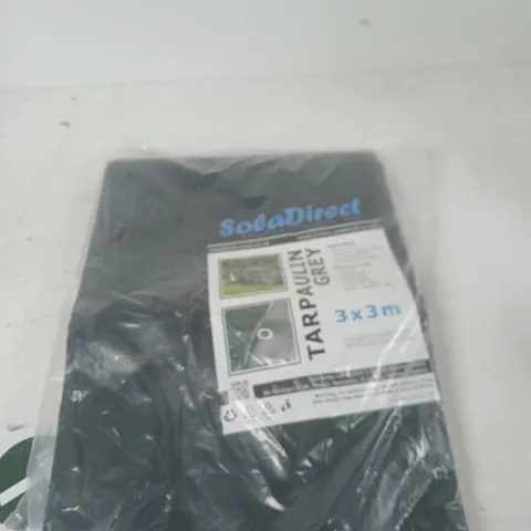 GREEN TARPAULIN SHEET, 3X3M