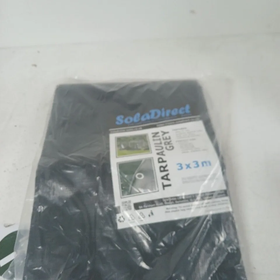 GREEN TARPAULIN SHEET, 3X3M 