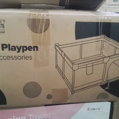 BOXED KIDOOLA SOFT PLAYPEN WITH ACCESSORIES 