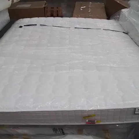 QUALITY BAGGED DWINNELL BARREL POCKET SPRUNG 1000 MATTRESS WITH TIGHT TOP MEMORY -super kingsize-