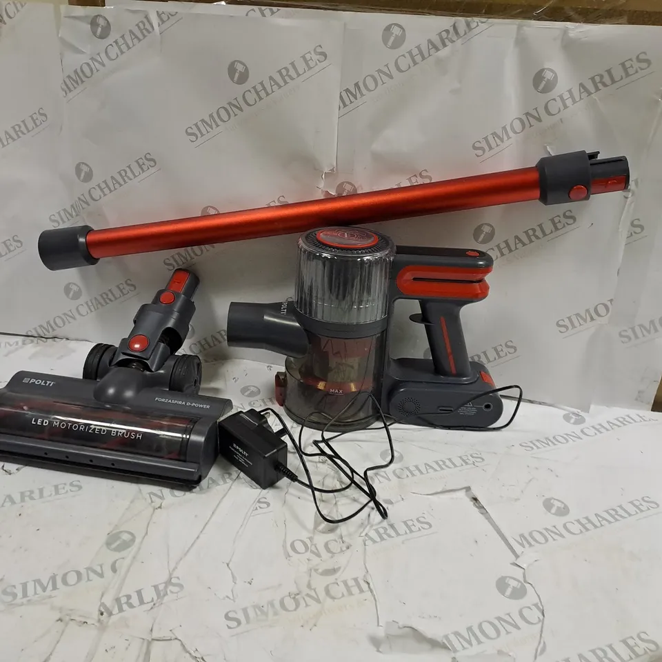 BOXED POLTI FORZASPIRA D POWER HOOVER RED 