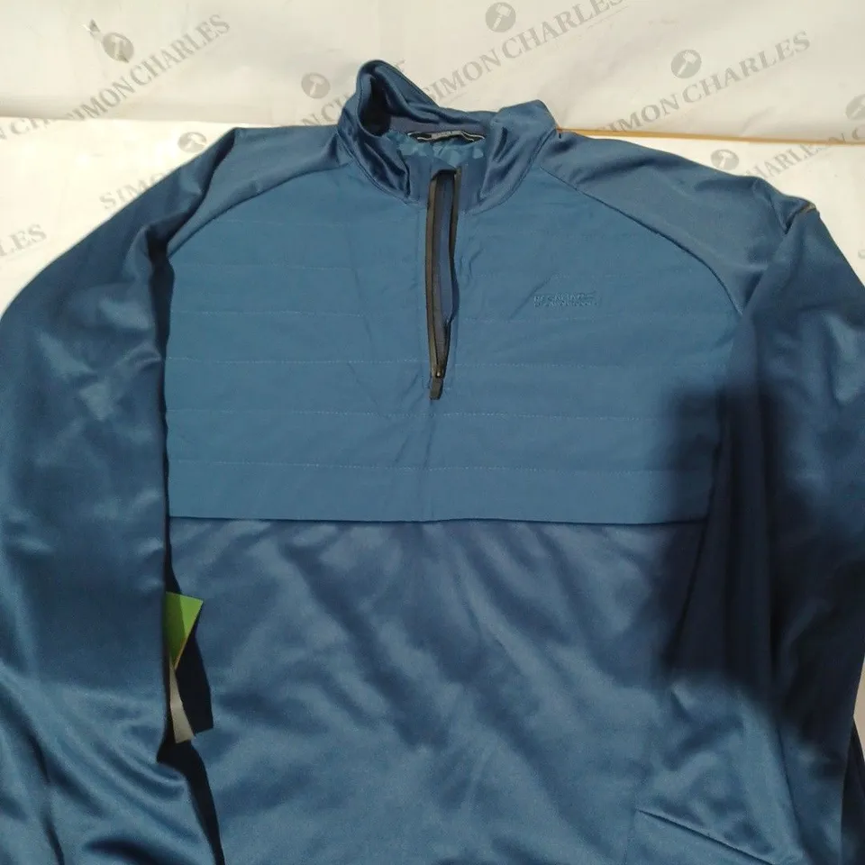 REGATTA ADDINSON MENS HYBRID JACKET IN BLUE LARGE