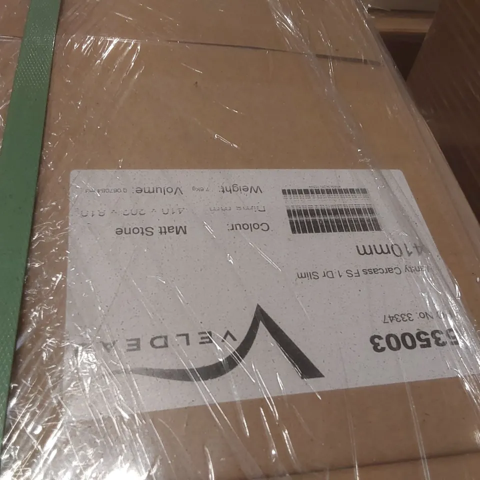 PALLET CONTAINING A LARGE QUANTITY OF ASSORTED BATHROOM FURNITURE PARTS INCLUDING: VELDEAU VANITY CARCASSES ECT