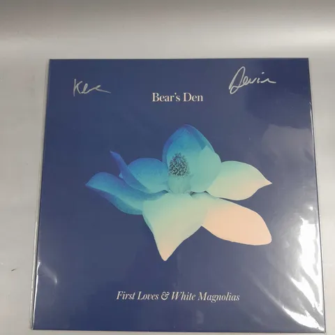 SEALED SIGNED BEAR'S DEN FIRST LOVES & WHITE MAGNOLIAS