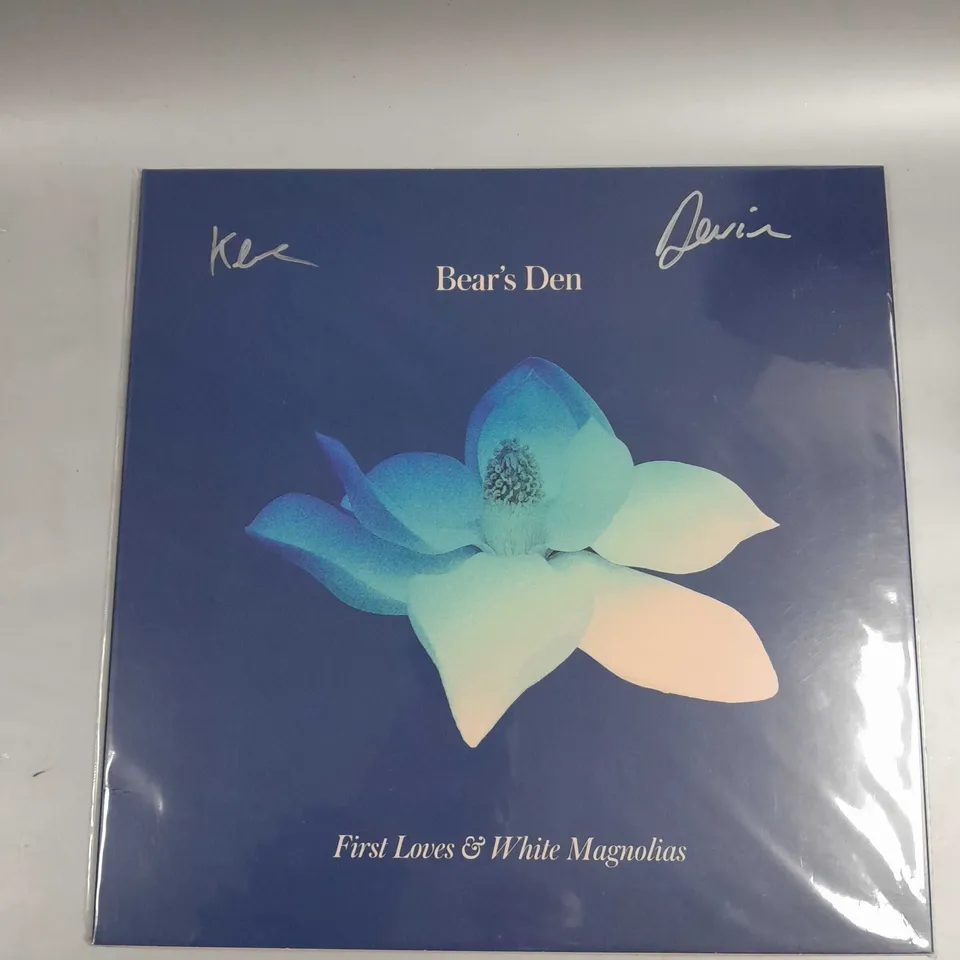 SEALED SIGNED BEAR'S DEN FIRST LOVES & WHITE MAGNOLIAS 