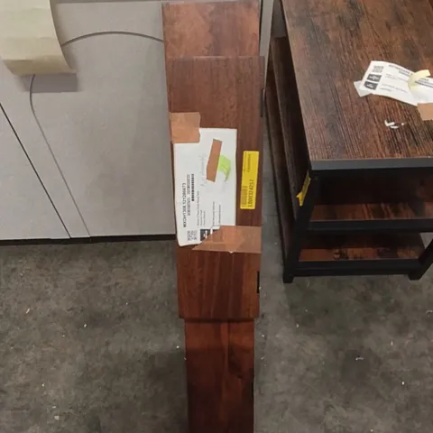 RHODY 2 PIECE SOLID WOOD WALL MOUNTED SHELF - WALNUT 