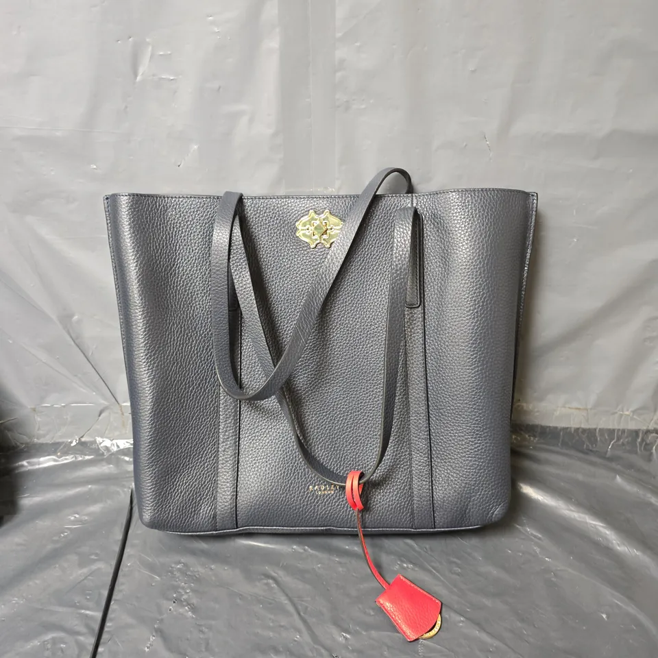 RADLEY LONDON MUSEUM STREET LARGE ZIP TOP TOTE - INK 