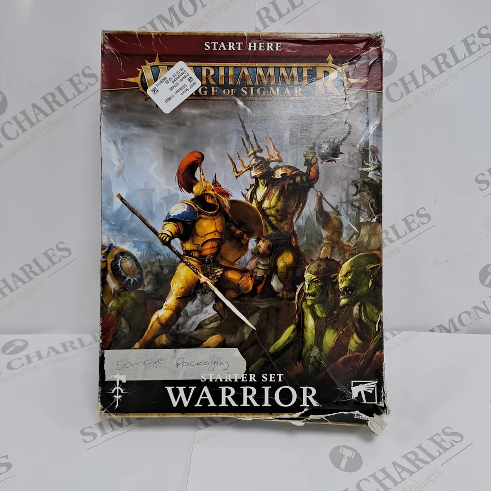 BOXED WARHAMMER AGE OF SIGMAR STARTER SET WARRIOR 