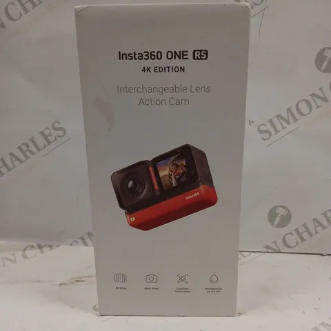 BOXED INSTA360 ONE RS 4K EDITION INTERCHANGEABLE LENS ACTION CAMERA